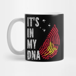 IT'S IN MY DNA Papua New Guinea Flag Men Women Kids Mug